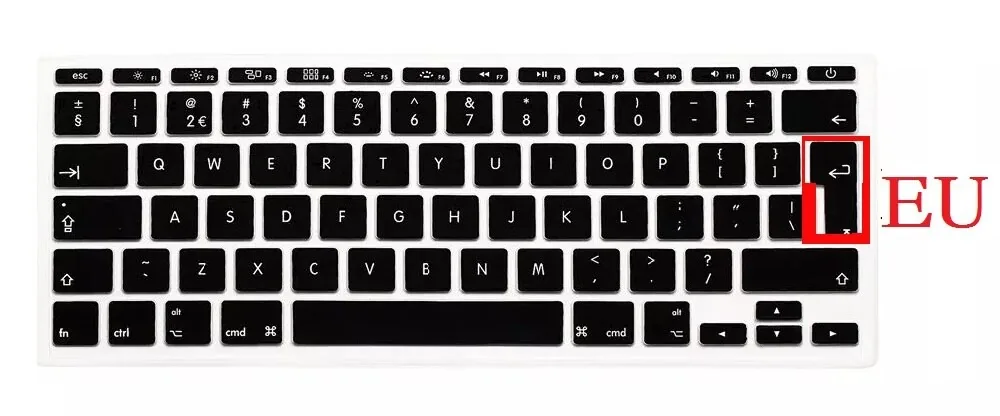 Silikoninė apsauga nešiojamo kompiuterio klaviatūrai "Macbook