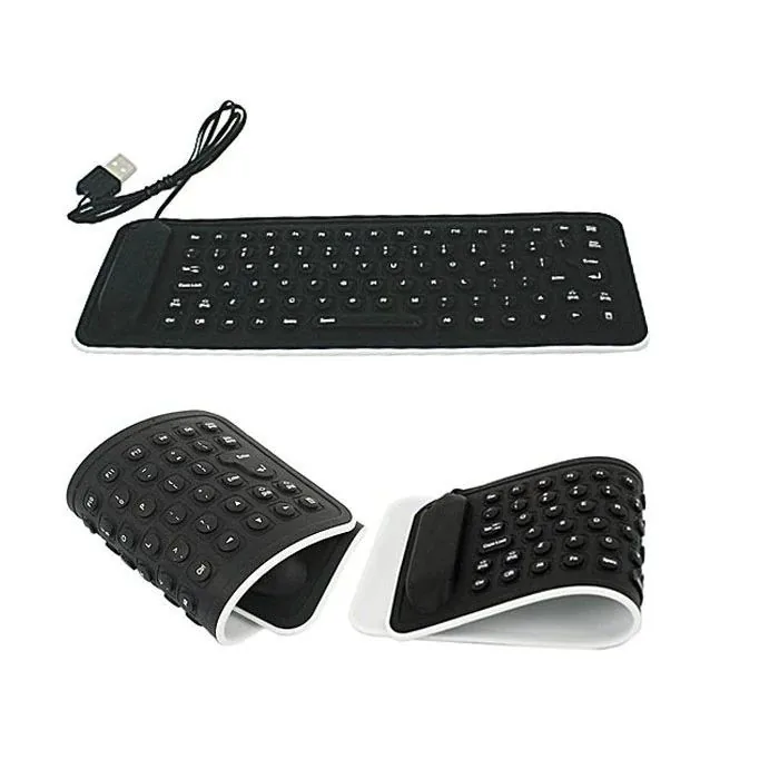 Silikoninė USB klaviatūra "Patogumas 2"