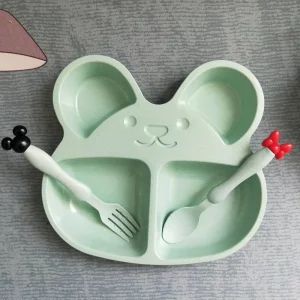 Vaikiškas maistelio padėkliukas "Mouse Dual Premium"