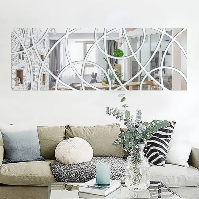 Veidrodiniai lipdukai "Puikieji ornamentai 7" (140 x 30 cm)
