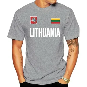 Vyriški medvilniniai marškinėliai "Lietuva"