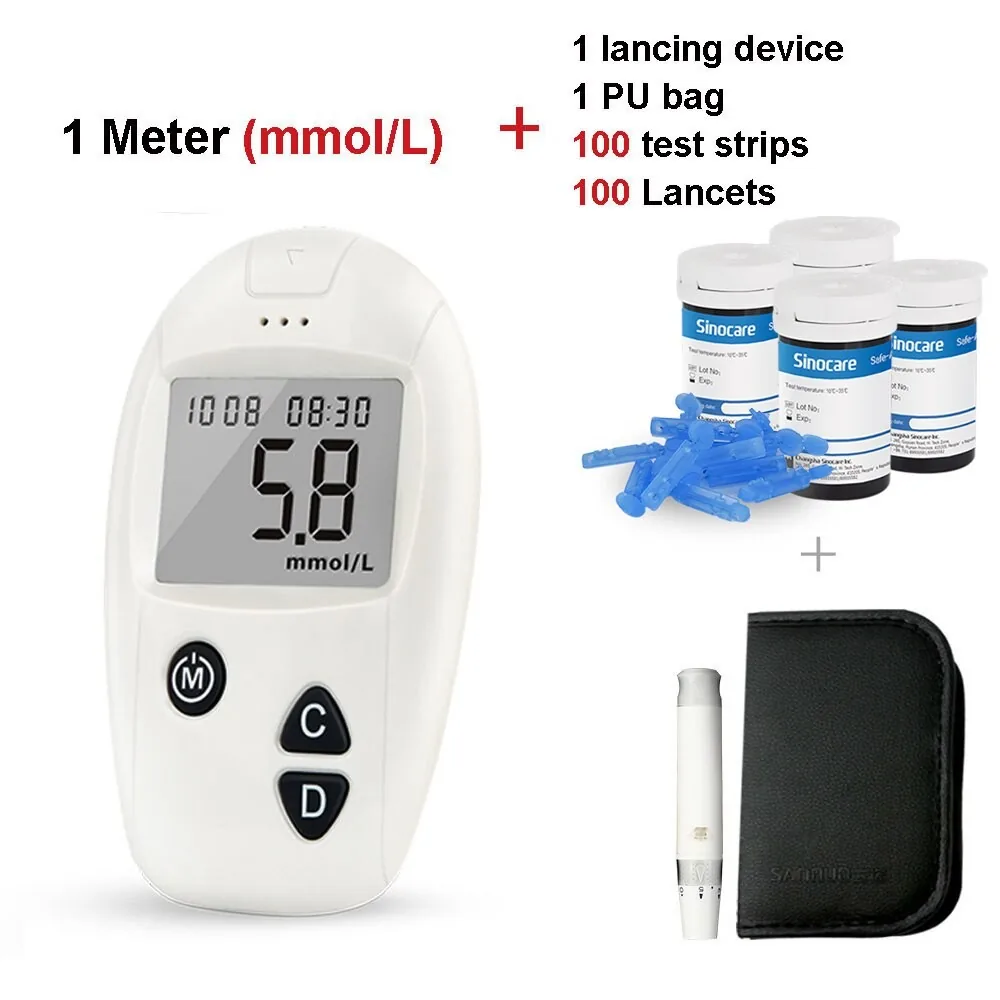 Cukraus ir gliukozes kiekio kraujyje matuoklis "Cukrius" (mmol