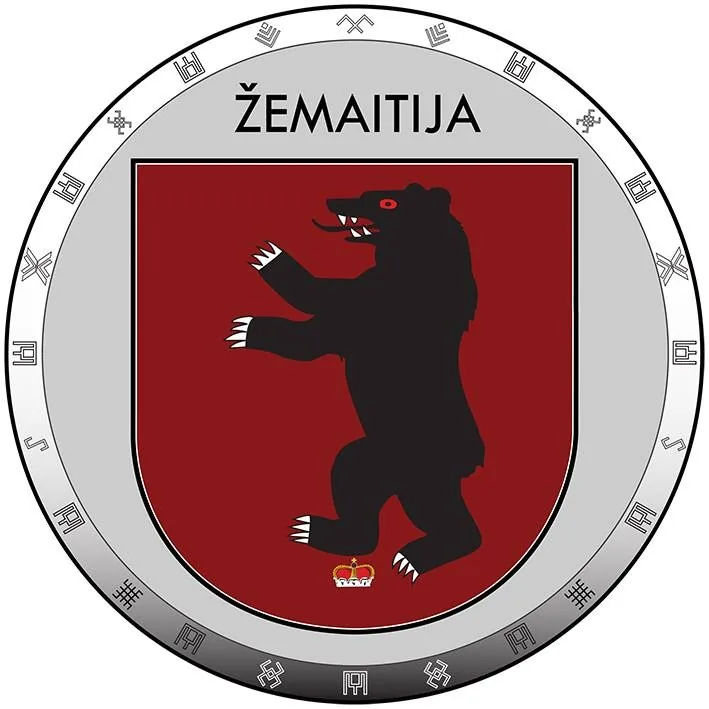 Aukštos kokybės lipdukas ant automobilio "Žemaitija"