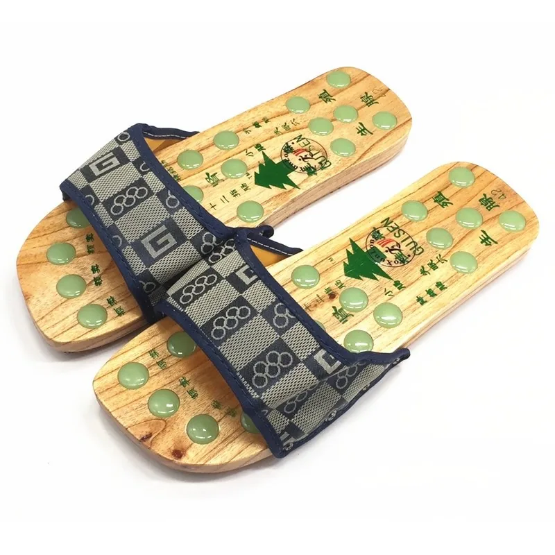 Akupresūrinės masažinės šlepetės "Jade & Wood House Slippers"