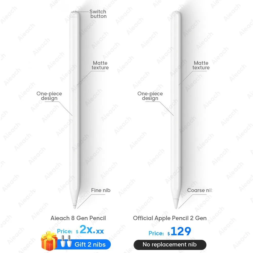 Apple Pencil 2 iPad Pen, skirtas „Stylus iPad Pro 11“