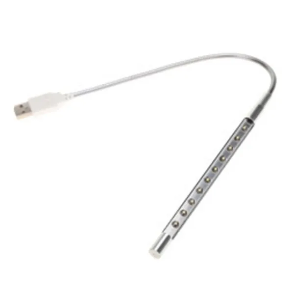 USB LED lankstus šviestuvas "10 LED Luminor"