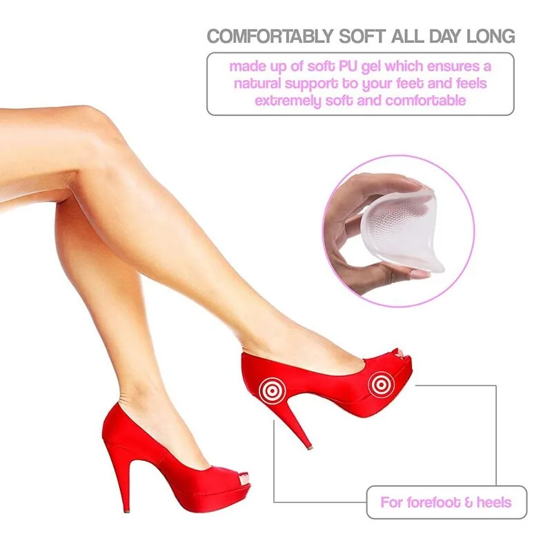 1Pair Foot Care Pain Relief Self Sticking and Re Usable For