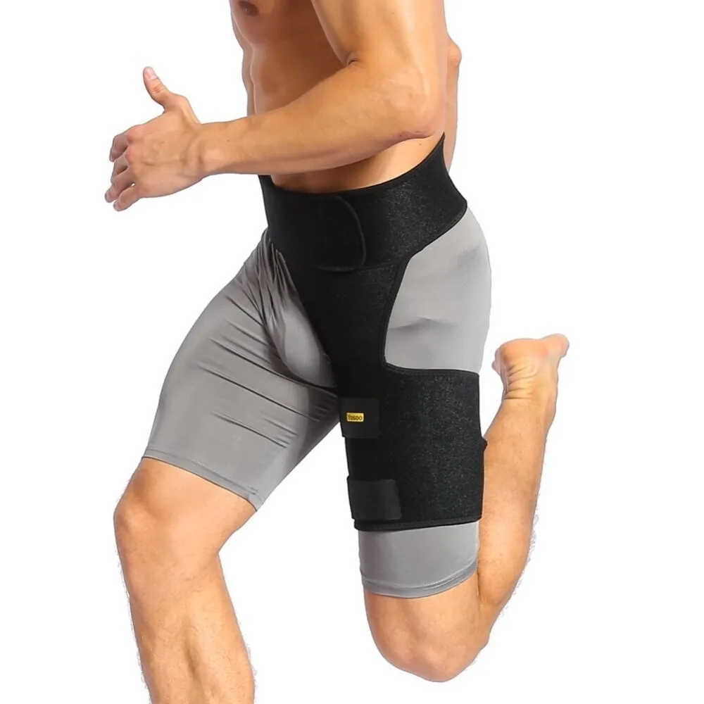 Yosoo Adjustable Groin Strain Pain Compression Recovery Thigh