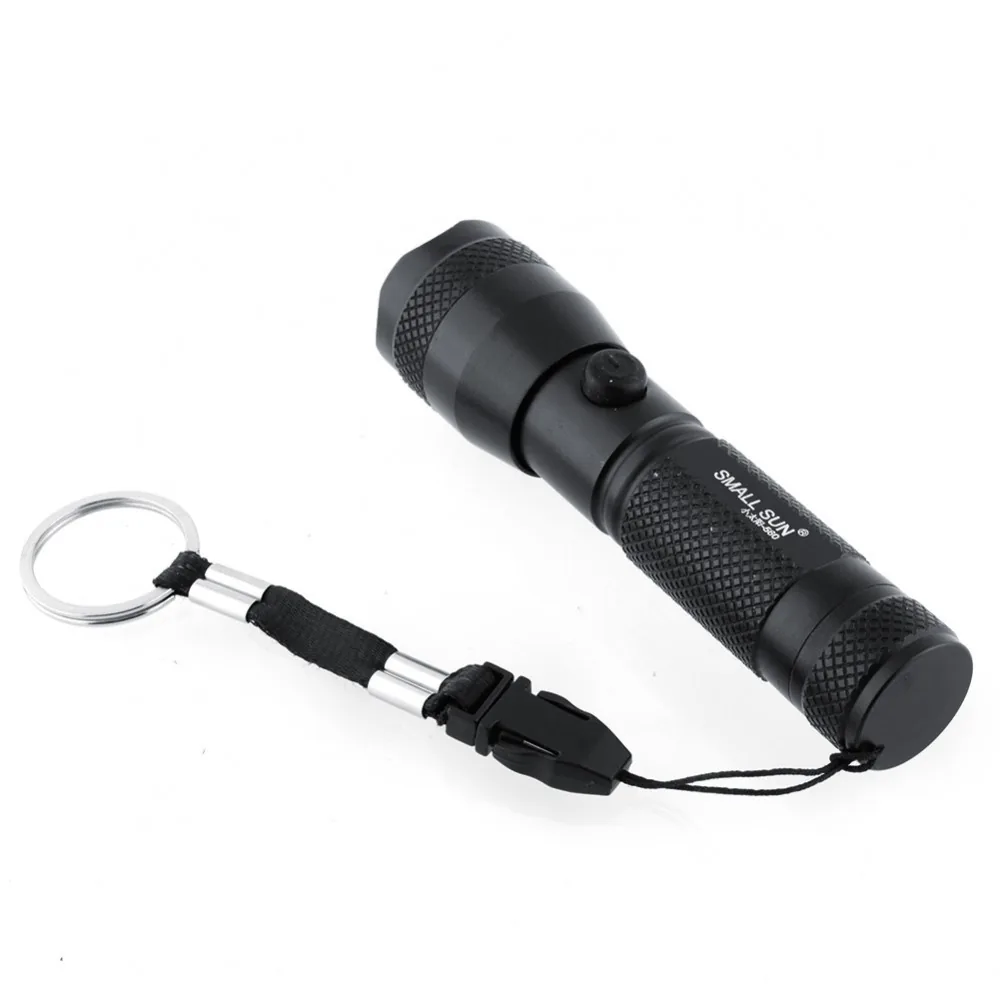 7 LED žibintuvėlis "Terminatorius" (lazeris, atsparus vandeniui)