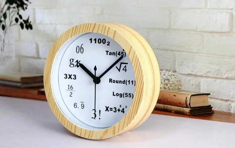 Laikrodis žadintuvas "Matematika" (12 cm)
