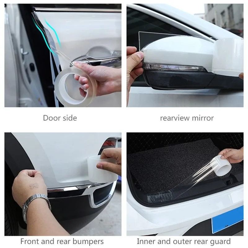 Automobilio kraštų apsauginė juosta "Renova Anti Scratch Secure