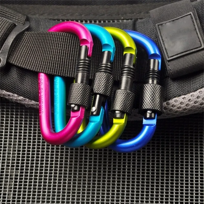 Carabiner Travel Kit Camping Equipment Alloy Aluminum Survival