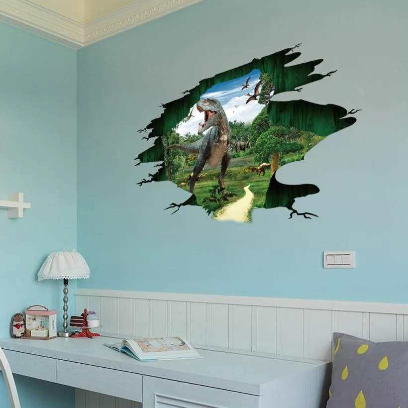 3D lipdukas "Dinozaurų slėnis" (60 x 90 cm)