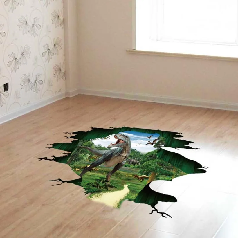 3D lipdukas "Dinozaurų slėnis" (60 x 90 cm)