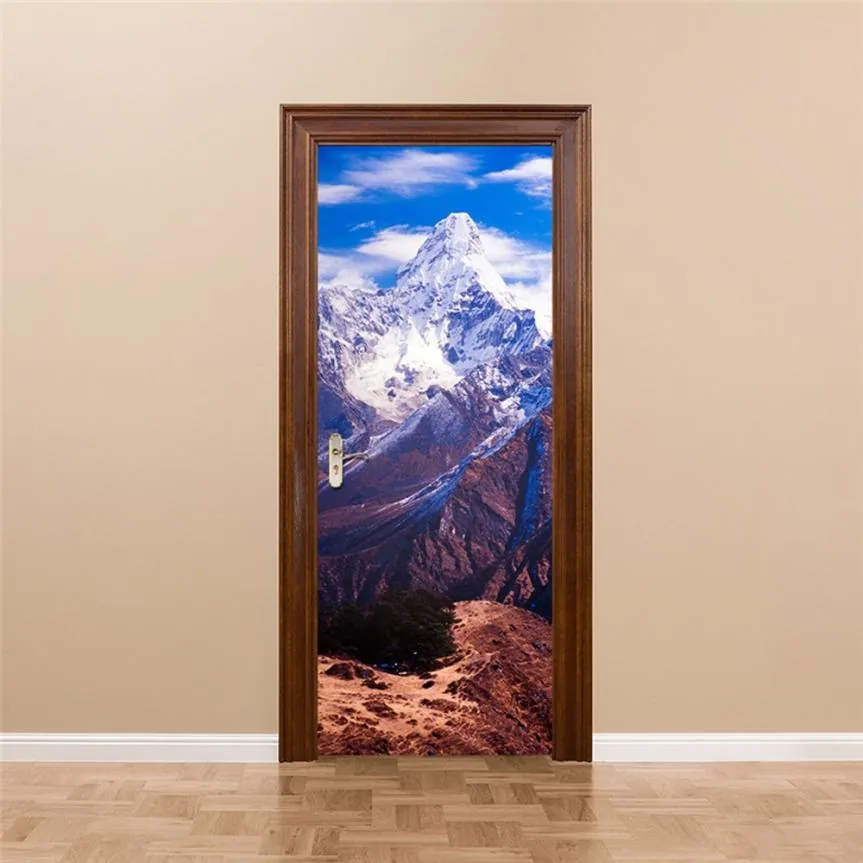 3D lipdukas "Nuostabus kalnų grožis" (77 x 200 cm)