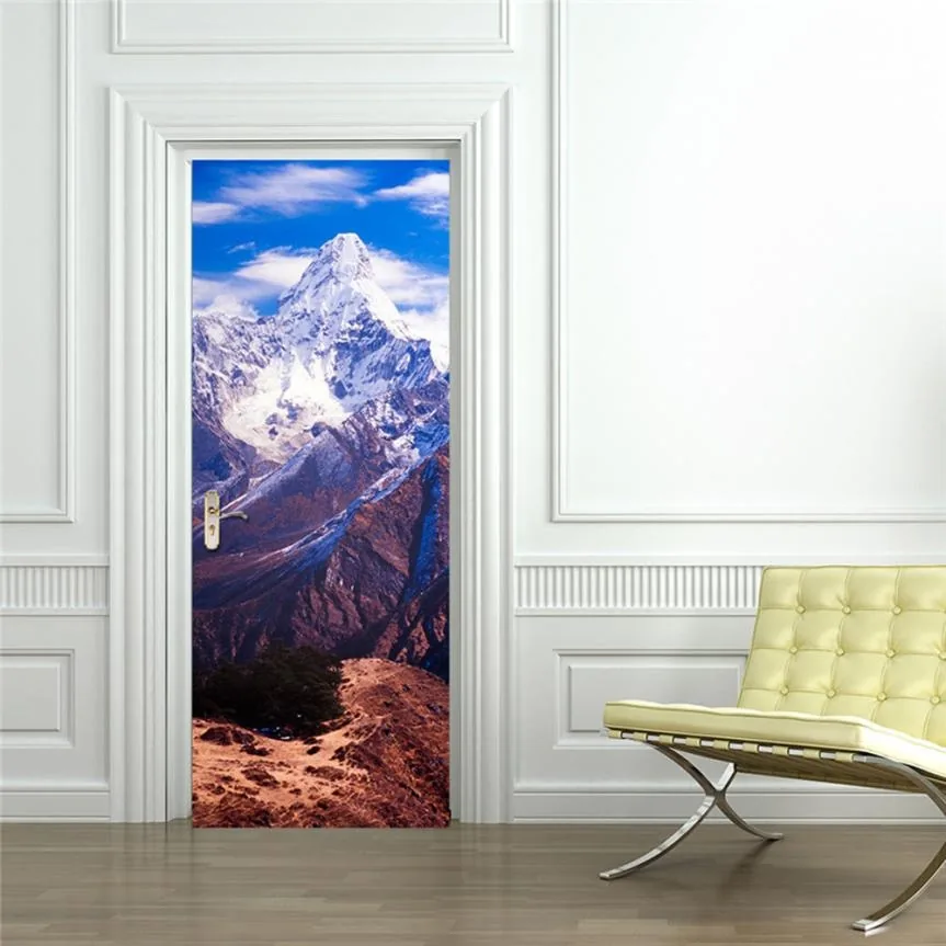3D lipdukas "Nuostabus kalnų grožis" (77 x 200 cm)