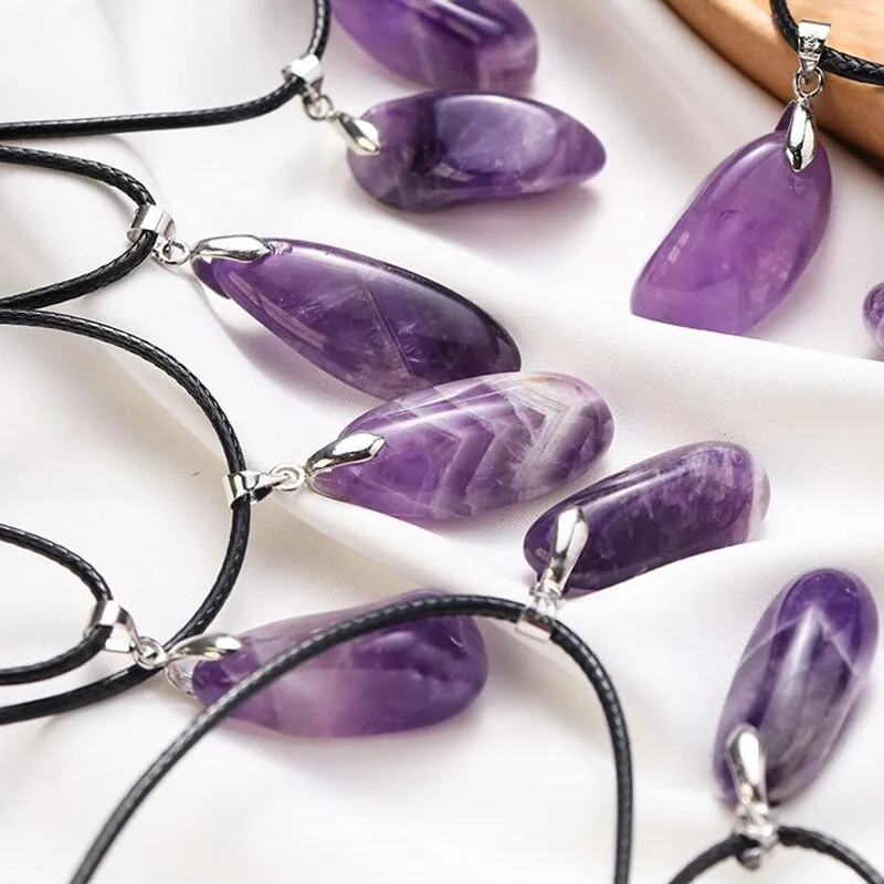 Pakabukas "Natural Amethysts"
