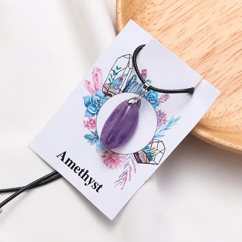 Pakabukas "Natural Amethysts"