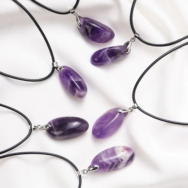 Pakabukas "Natural Amethysts"