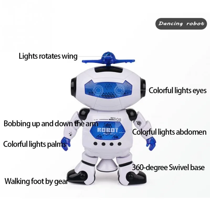 Vaikštantis ir šokantis robotas "Gudrutis"