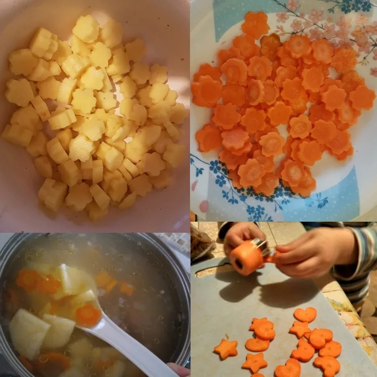 Daržovių ir vaisių vamzdinė pjaustyklė "Vegano džiaugsmas"